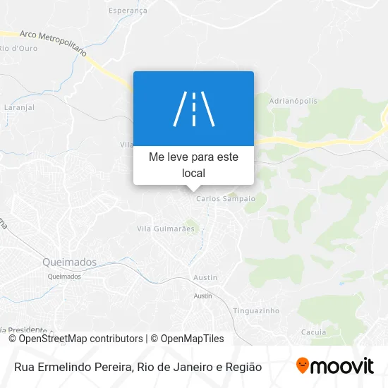 Rua Ermelindo Pereira mapa