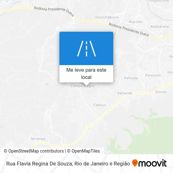 Rua Flavia Regina De Souza mapa