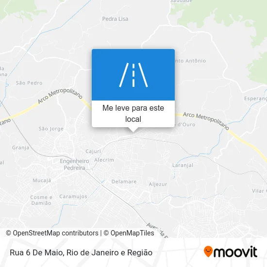Rua 6 De Maio mapa