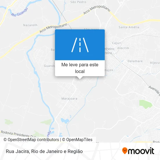 Rua Jacira mapa