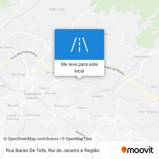 Rua Barao De Tefe mapa