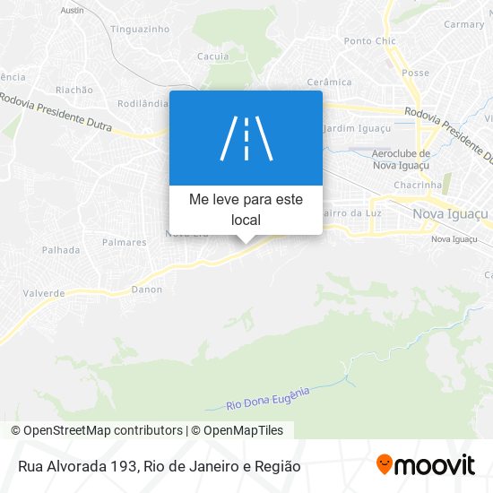 Rua Alvorada 193 mapa