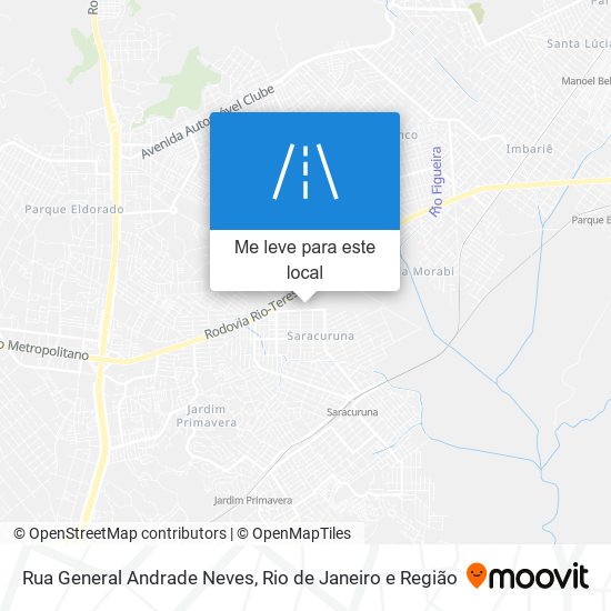 Rua General Andrade Neves mapa