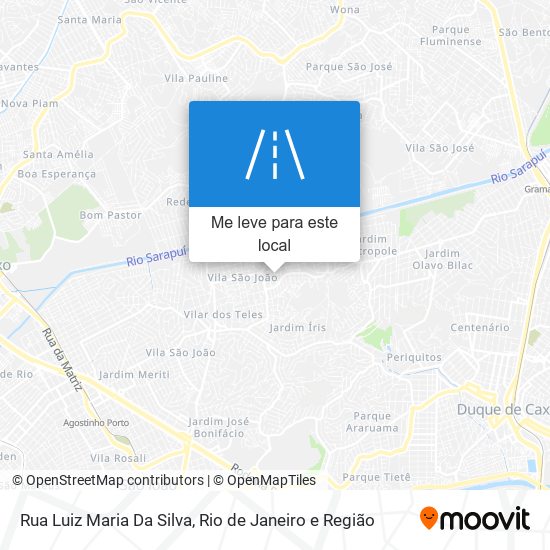 Rua Luiz Maria Da Silva mapa