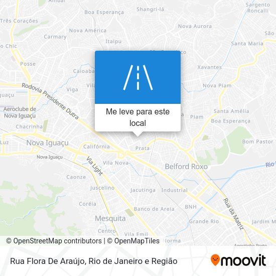 Rua Flora De Araújo mapa