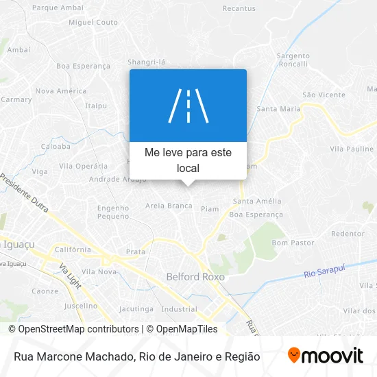 Rua Marcone Machado mapa