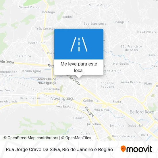 Rua Jorge Cravo Da Silva mapa