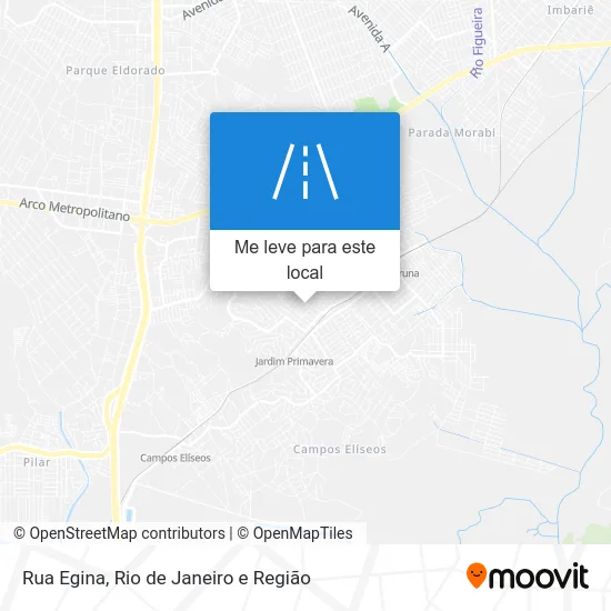 Rua Egina mapa