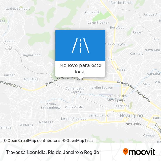 Travessa Leonidia mapa