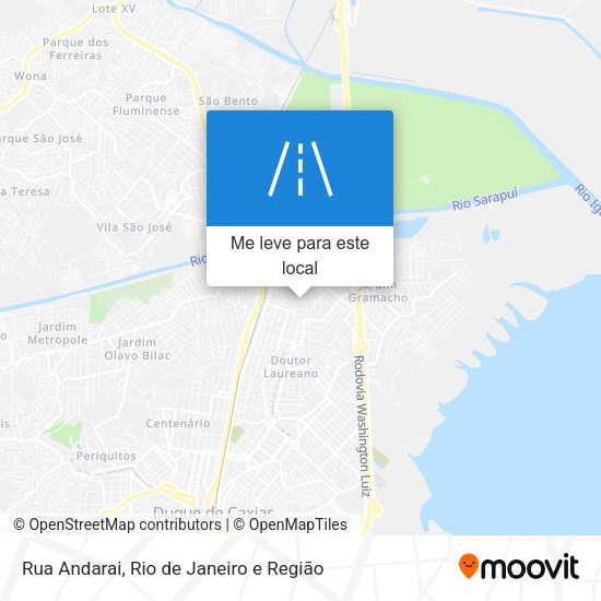 Rua Andarai mapa