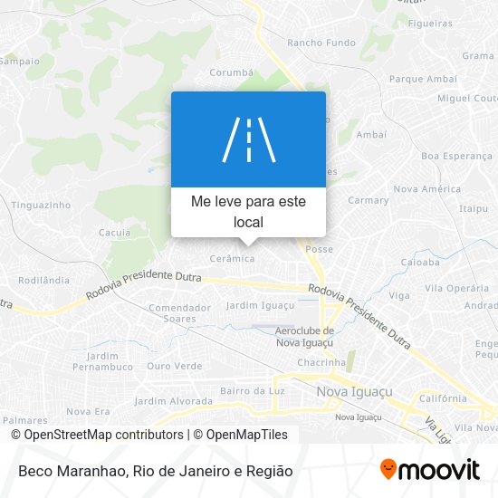 Beco Maranhao mapa