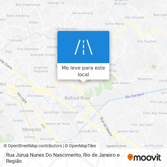 Rua Juruá Nunes Do Nascimento mapa