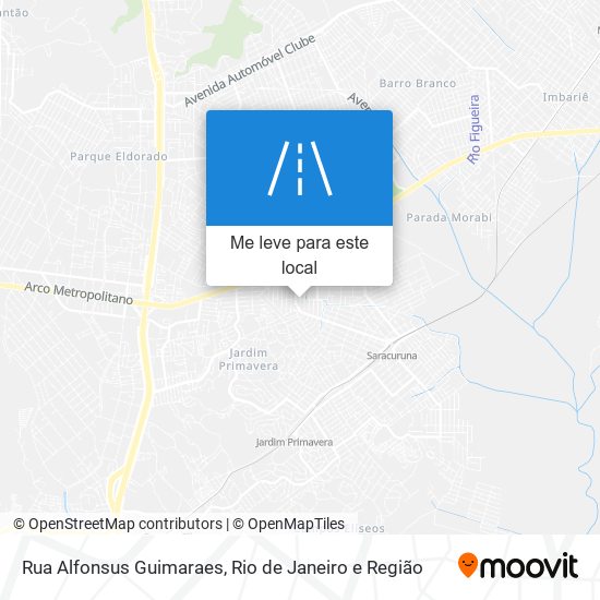 Rua Alfonsus Guimaraes mapa