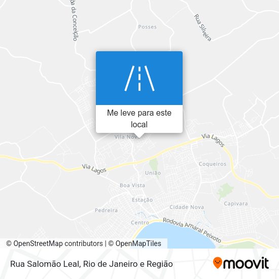 Rua Salomão Leal mapa