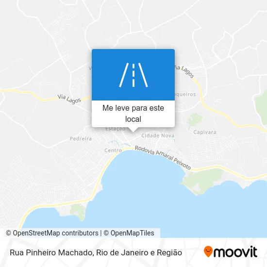Rua Pinheiro Machado mapa