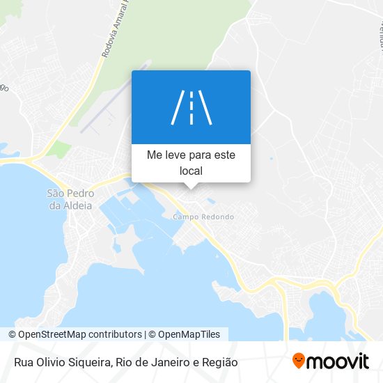 Rua Olivio Siqueira mapa