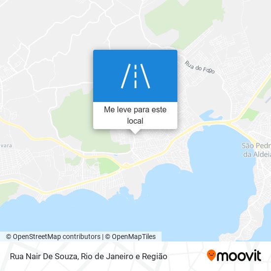 Rua Nair De Souza mapa