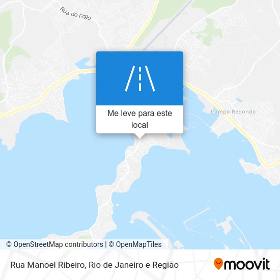 Rua Manoel Ribeiro mapa