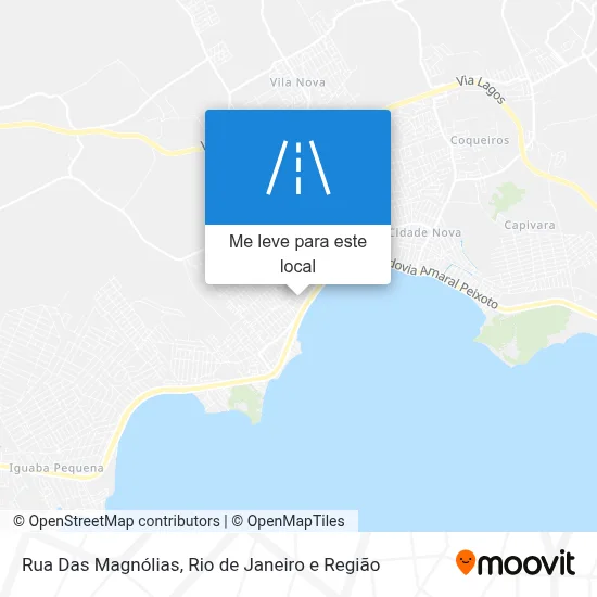 Rua Das Magnólias mapa