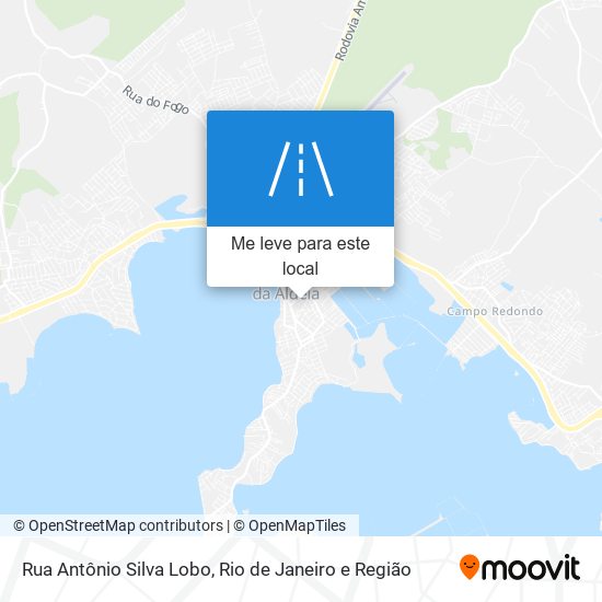 Rua Antônio Silva Lobo mapa