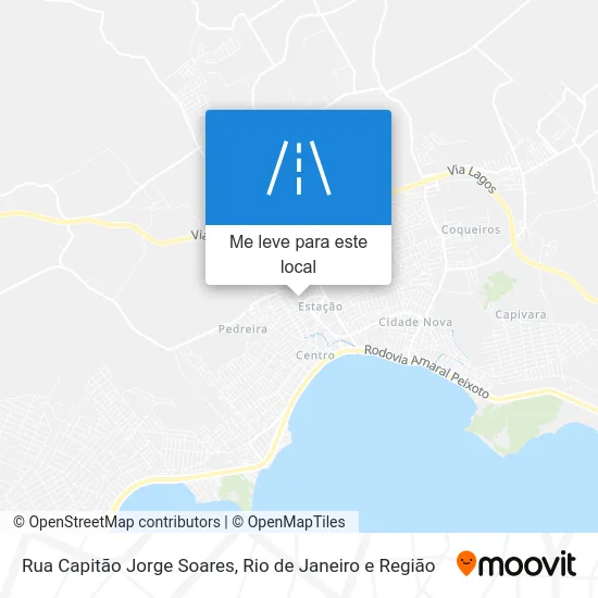 Rua Capitão Jorge Soares mapa