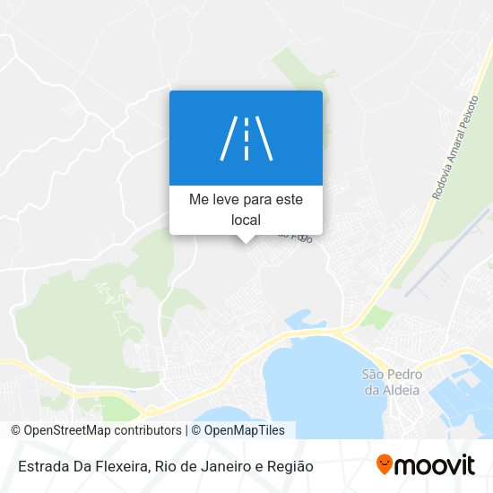 Estrada Da Flexeira mapa