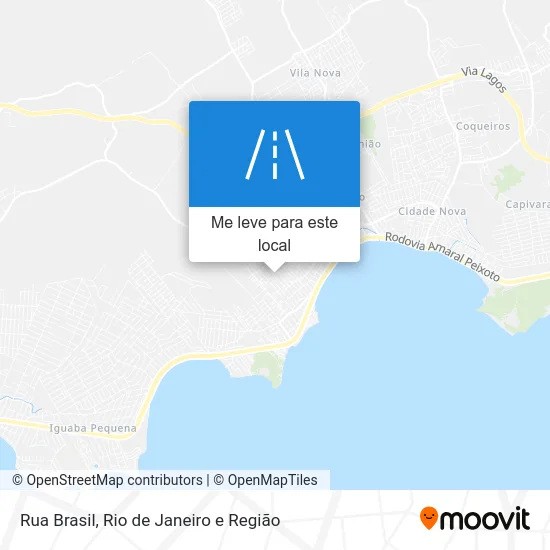 Rua Brasil mapa