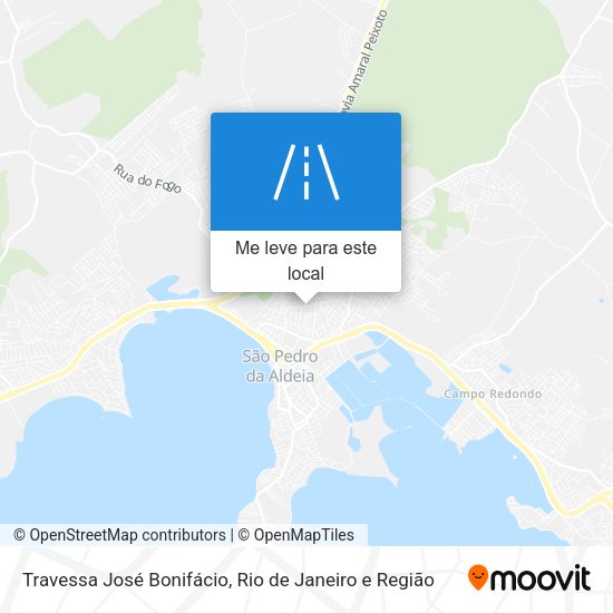 Travessa José Bonifácio mapa
