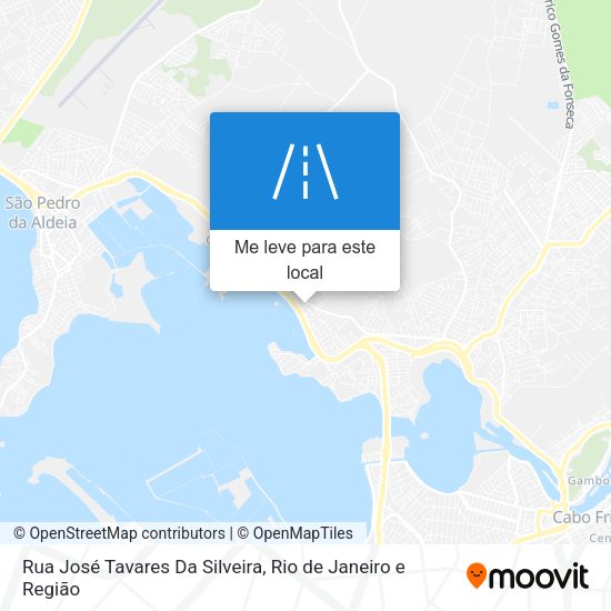 Rua José Tavares Da Silveira mapa