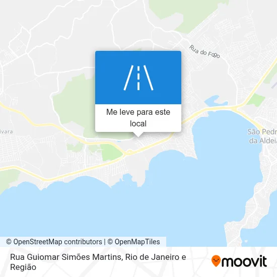 Rua Guiomar Simões Martins mapa