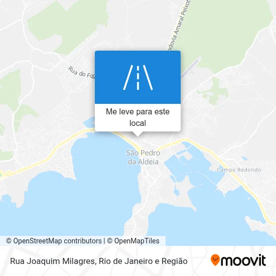 Rua Joaquim Milagres mapa