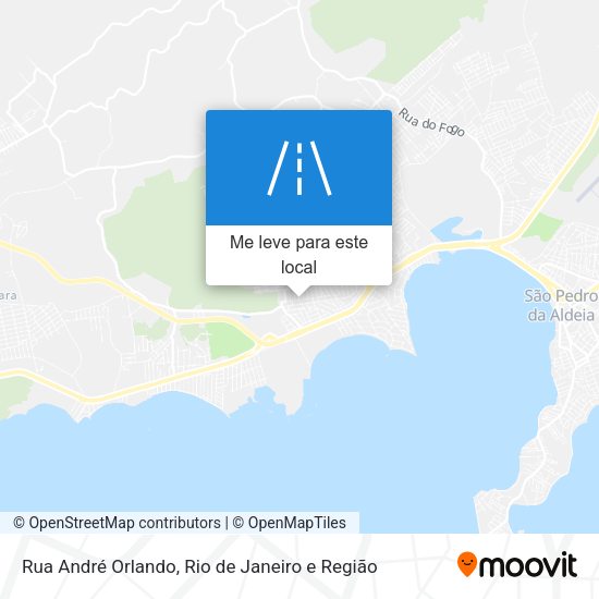 Rua André Orlando mapa