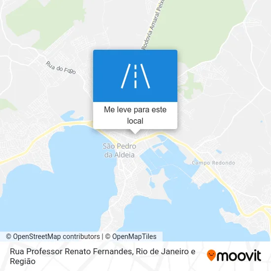 Rua Professor Renato Fernandes mapa