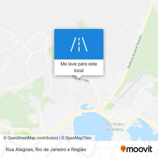 Rua Alagoas mapa