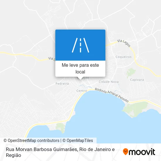 Rua Morvan Barbosa Guimarães mapa