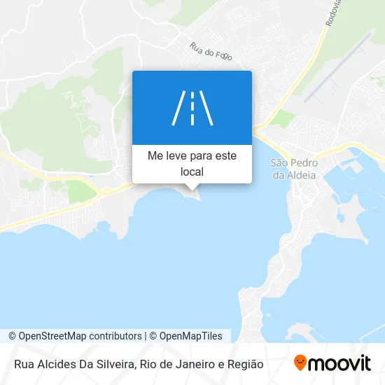 Rua Alcides Da Silveira mapa