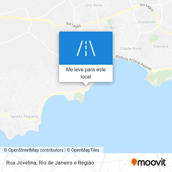 Rua Jovelina mapa