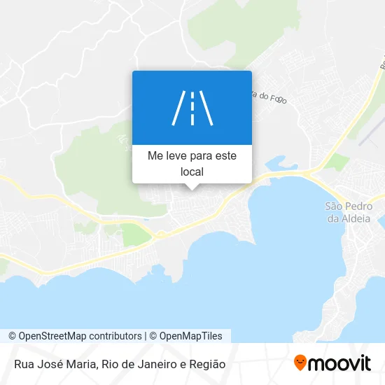 Rua José Maria mapa