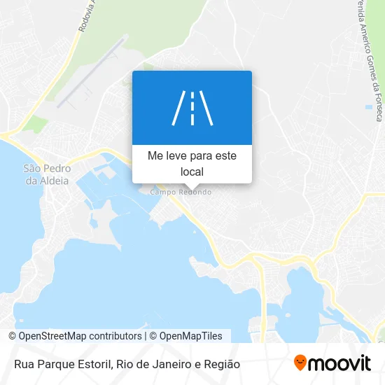 Rua Parque Estoril mapa