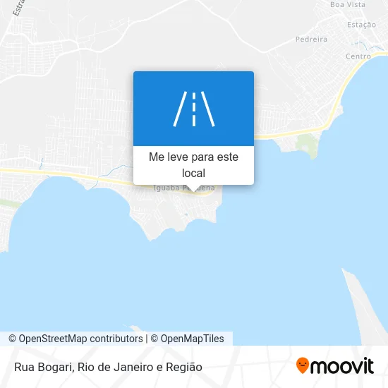 Rua Bogari mapa
