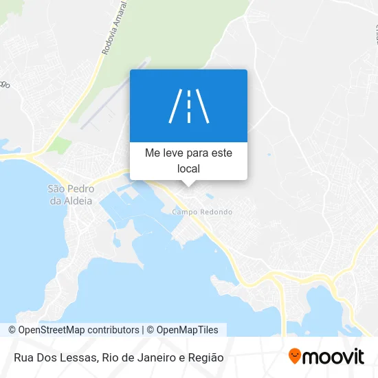 Rua Dos Lessas mapa
