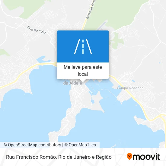 Rua Francisco Romão mapa