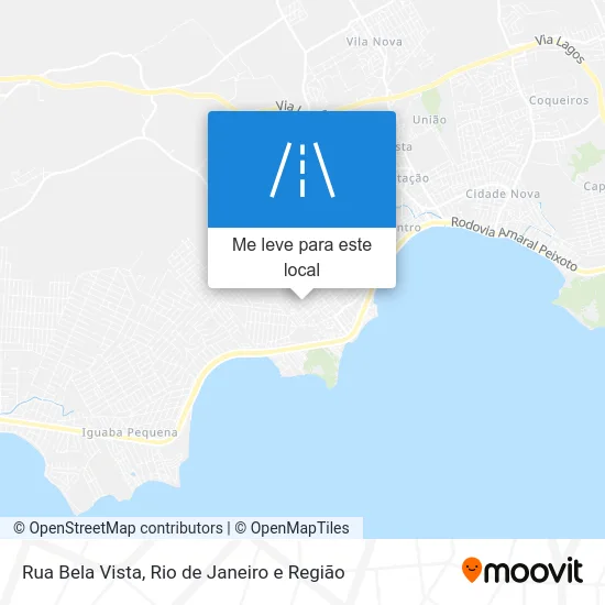 Rua Bela Vista mapa