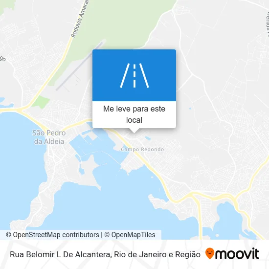 Rua Belomir L De Alcantera mapa