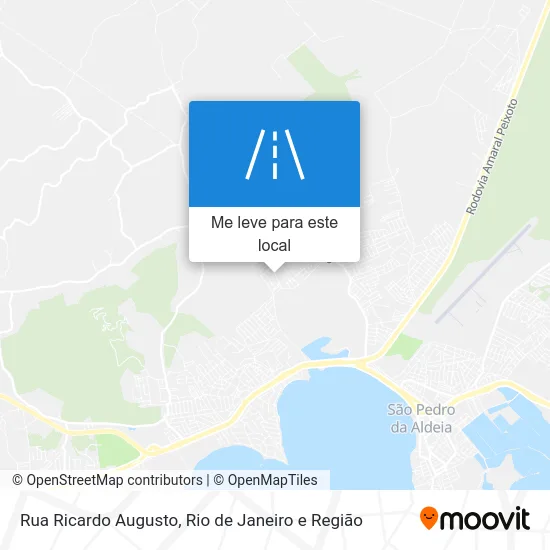 Rua Ricardo Augusto mapa