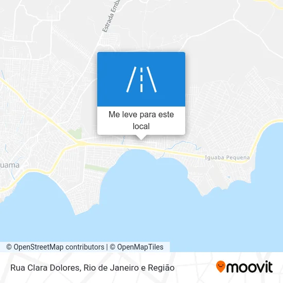 Rua Clara Dolores mapa