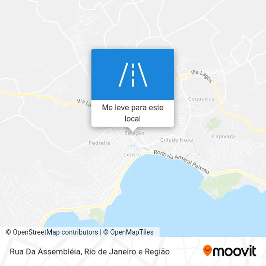 Rua Da Assembléia mapa