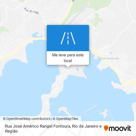 Rua José Américo Rangel Fontoura mapa