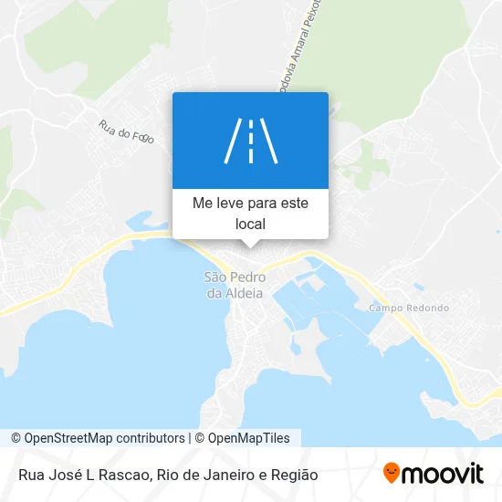 Rua José L Rascao mapa