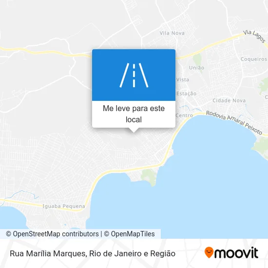 Rua Marília Marques mapa